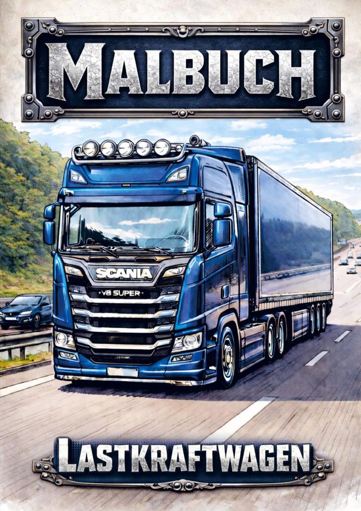 Malbuch Lastkraftwagen
