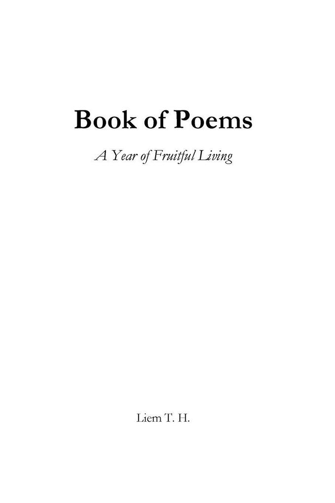 Book of Poems