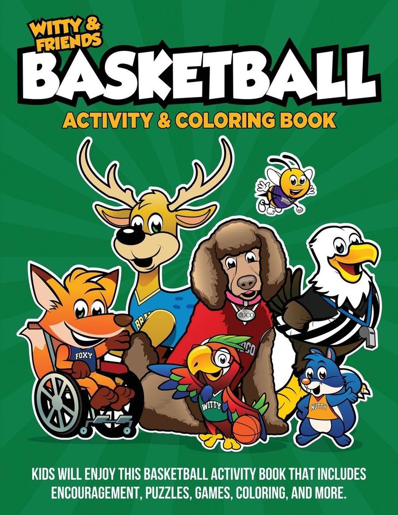 BasketBall Activity & Coloring Book