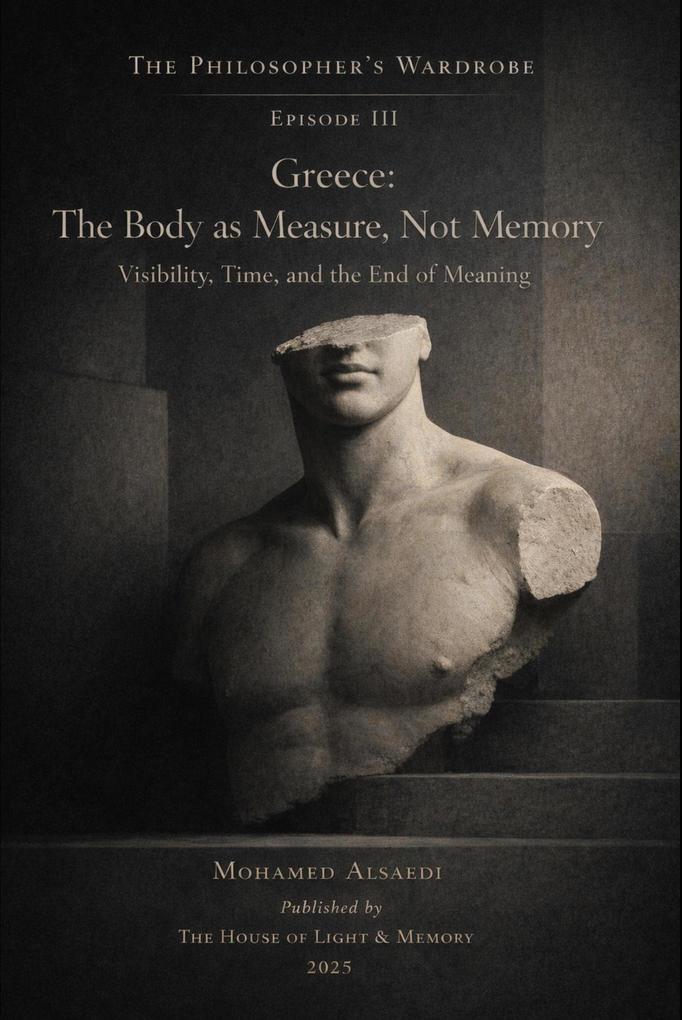 The Philosopher's Wardrobe: Episode III Greece - The Body as Measure Not Memory