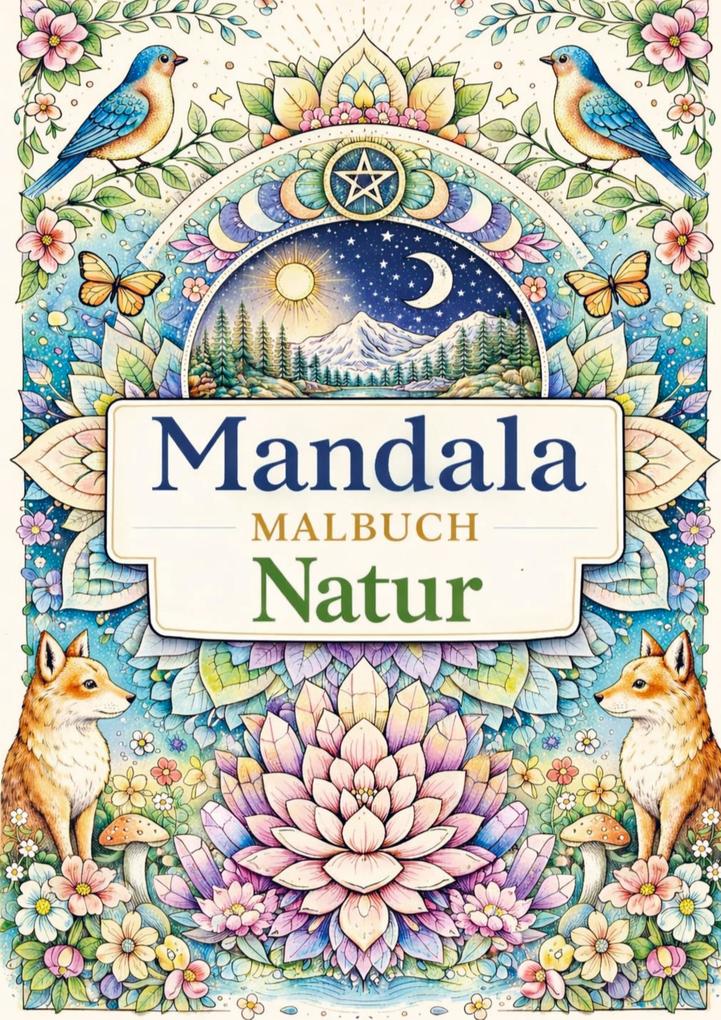 Mandala malbuch Natur