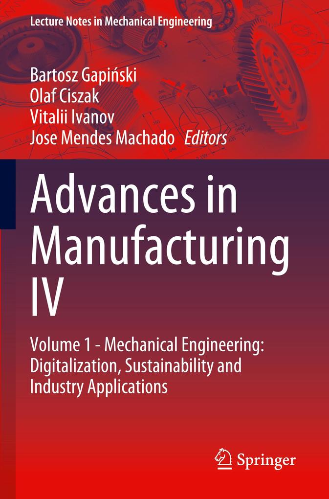 Advances in Manufacturing IV