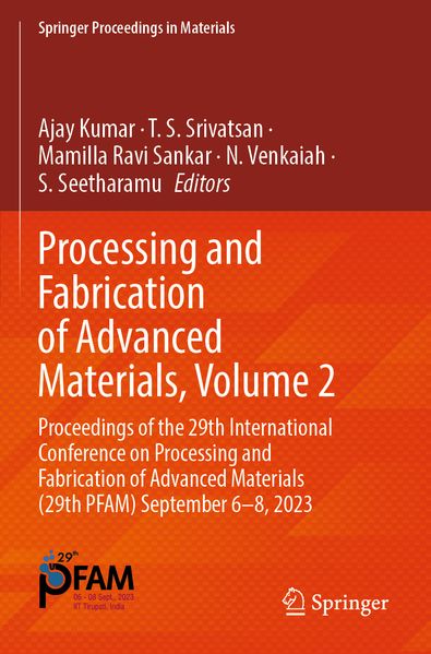 Processing and Fabrication of Advanced Materials Volume 2