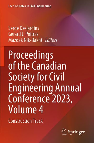 Proceedings of the Canadian Society for Civil Engineering Annual Conference 2023 Volume 4