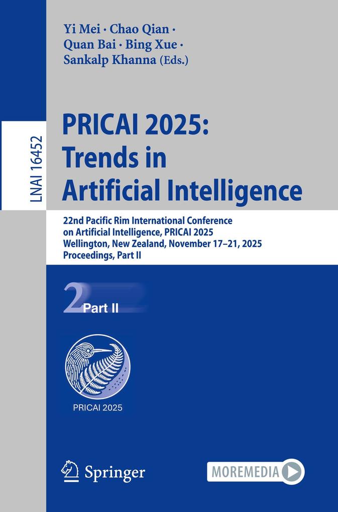 PRICAI 2025: Trends in Artificial Intelligence