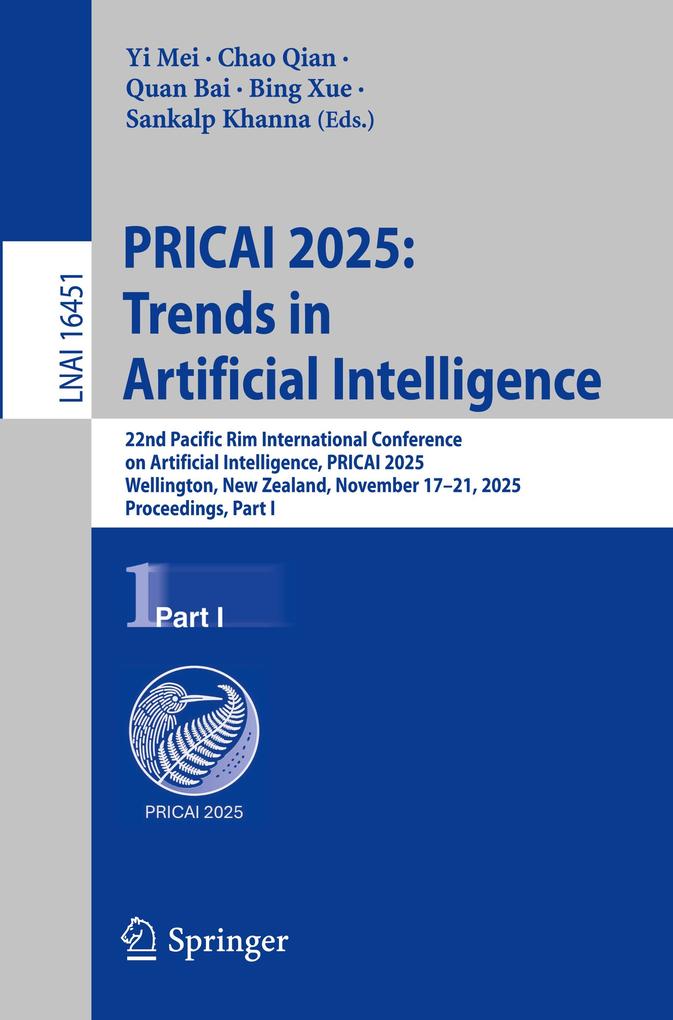 PRICAI 2025: Trends in Artificial Intelligence