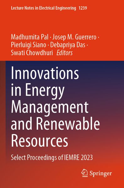 Innovations in Energy Management and Renewable Resources