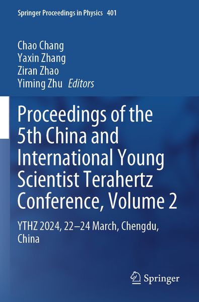 Proceedings of the 5th China and International Young Scientist Terahertz Conference Volume 2