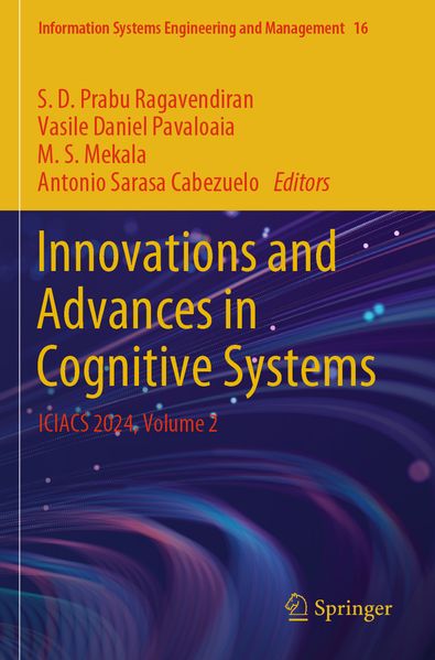 Innovations and Advances in Cognitive Systems