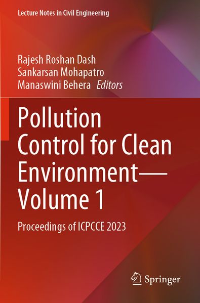 Pollution Control for Clean Environment-Volume 1