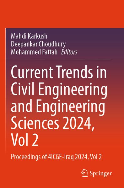 Current Trends in Civil Engineering and Engineering Sciences 2024 Vol 2