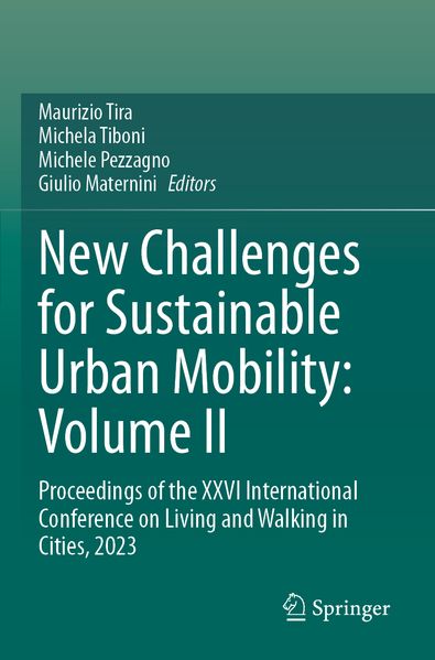 New Challenges for Sustainable Urban Mobility: Volume II