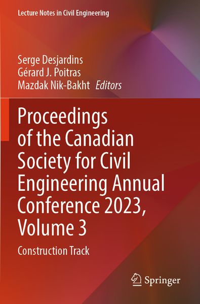 Proceedings of the Canadian Society for Civil Engineering Annual Conference 2023 Volume 3