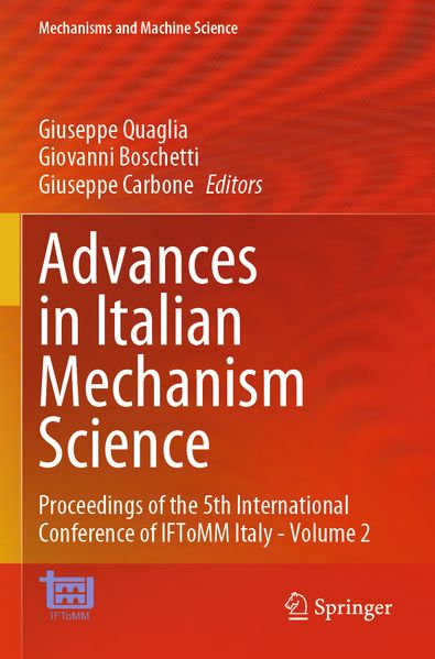 Advances in Italian Mechanism Science