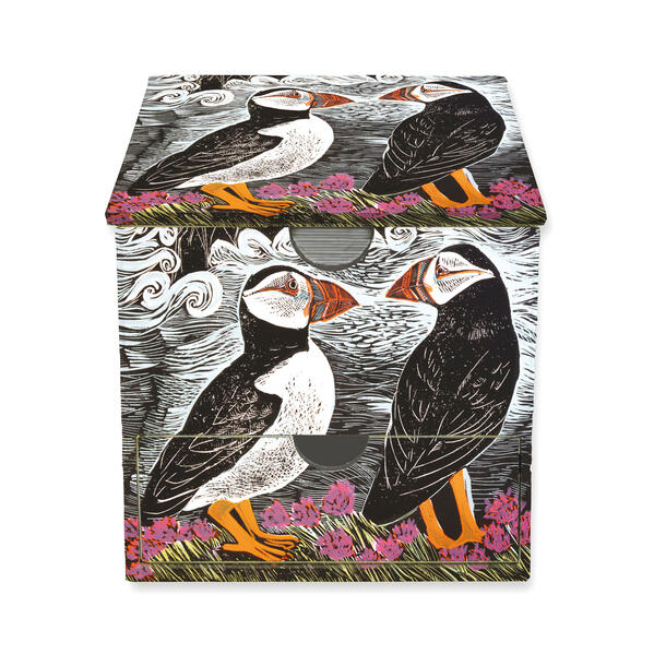 Memo Cube: Angela Harding Fair Isle Papageientaucher