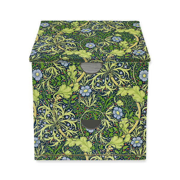 Memo Cube: William Morris Meeresalgen Tapetendesign