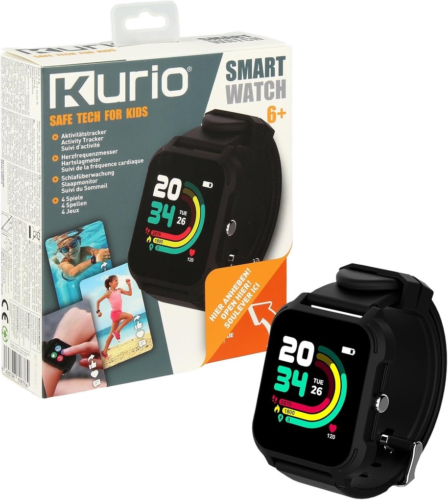 Jumbo Spiele - Kurio Smartwatch Schwarz