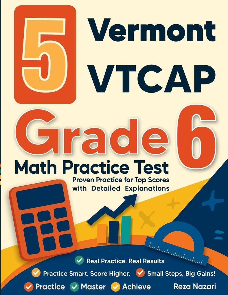 5 Vermont VTCAP Grade 6 Math Practice Tests