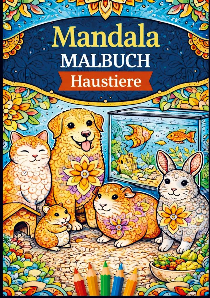 Mandala malbuch Haustiere