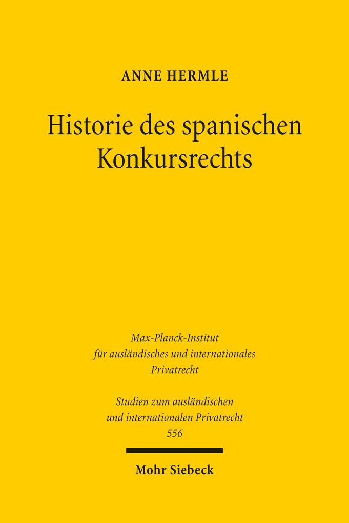 Historie des spanischen Konkursrechts