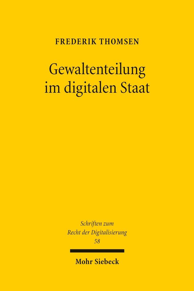 Gewaltenteilung im digitalen Staat