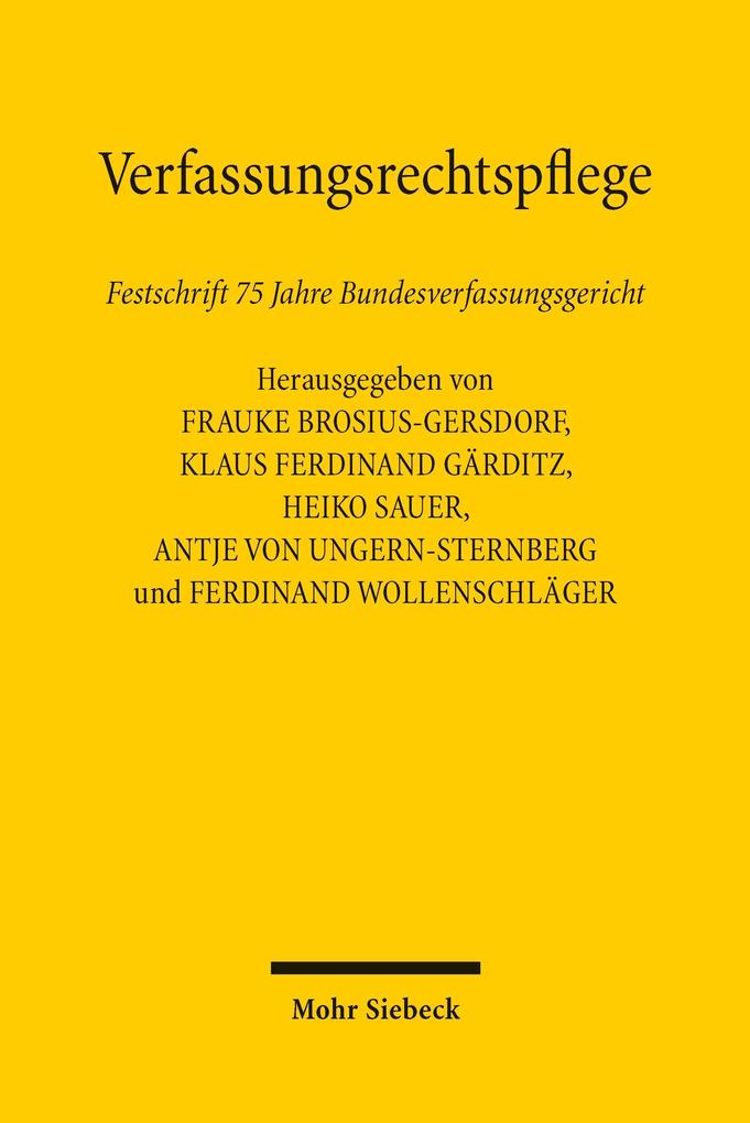 Verfassungsrechtspflege