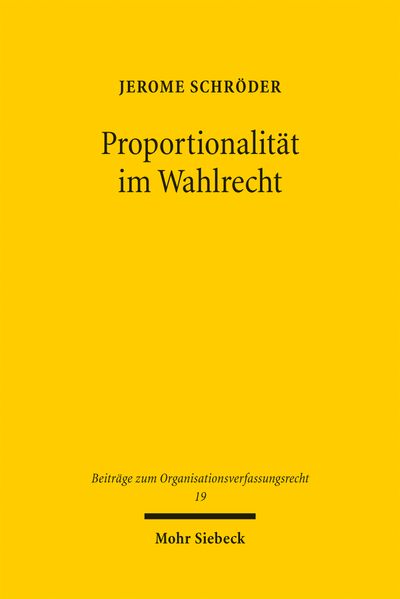 Proportionalität im Wahlrecht