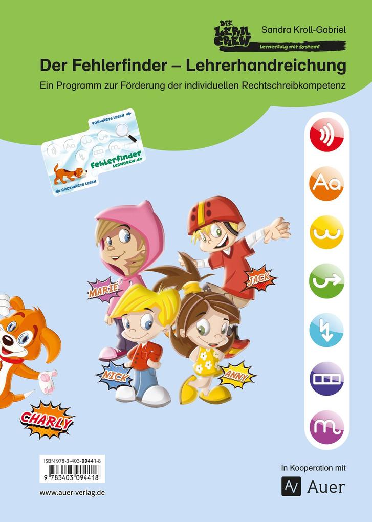 Die Lerncrew: Der Fehlerfinder - Lehrerhandreichung