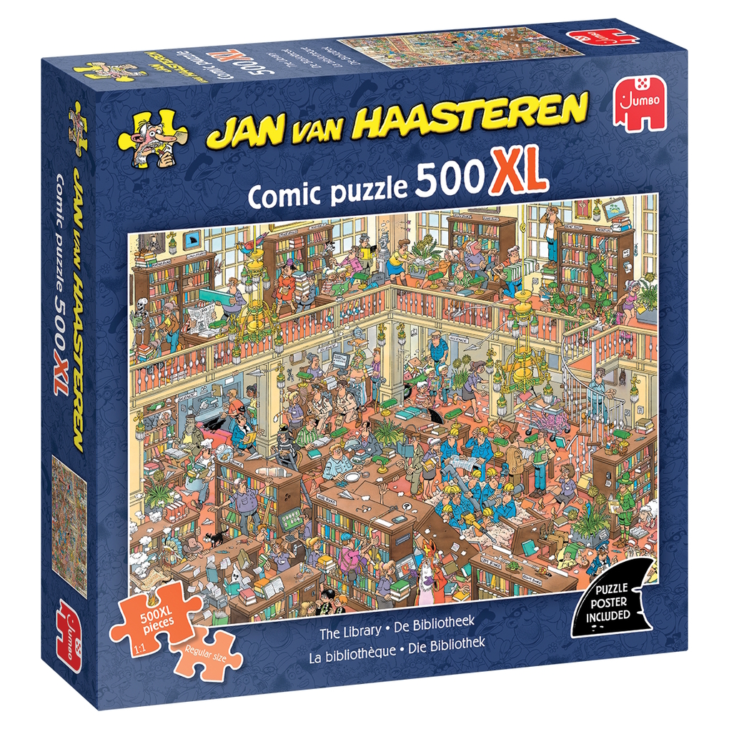 Jan van Haasteren - 500XL - Die Bibliothek - Puzzle