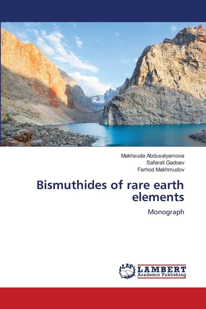 Bismuthides of rare earth elements