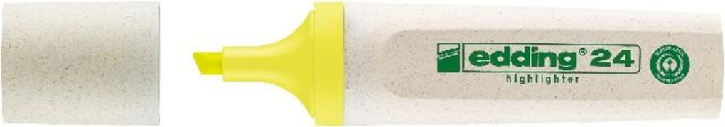 Edding 24 EcoLine Textmarker gelb Keilspitze 2-5 mm 1 Stück