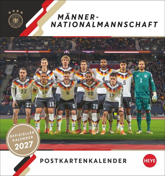 DFB Männer Postkartenkalender 2027