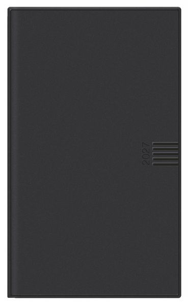 Leporello schwarz Kalender 2027