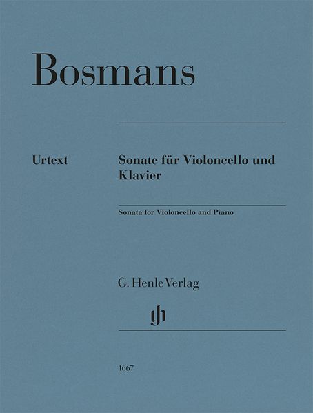 Henriëtte Bosmans - Violoncellosonate