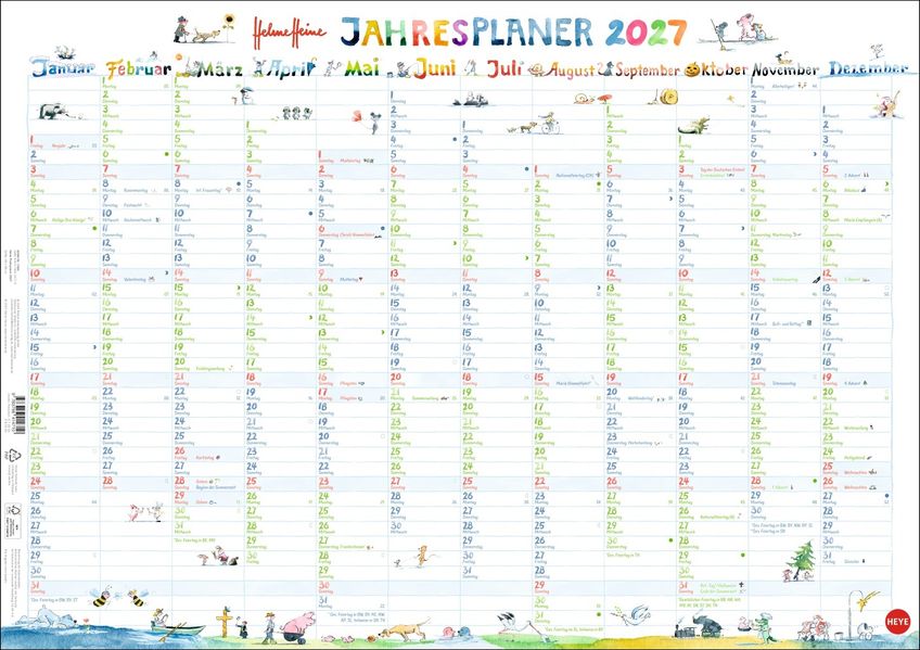 Helme Heine: Posterplaner 2027