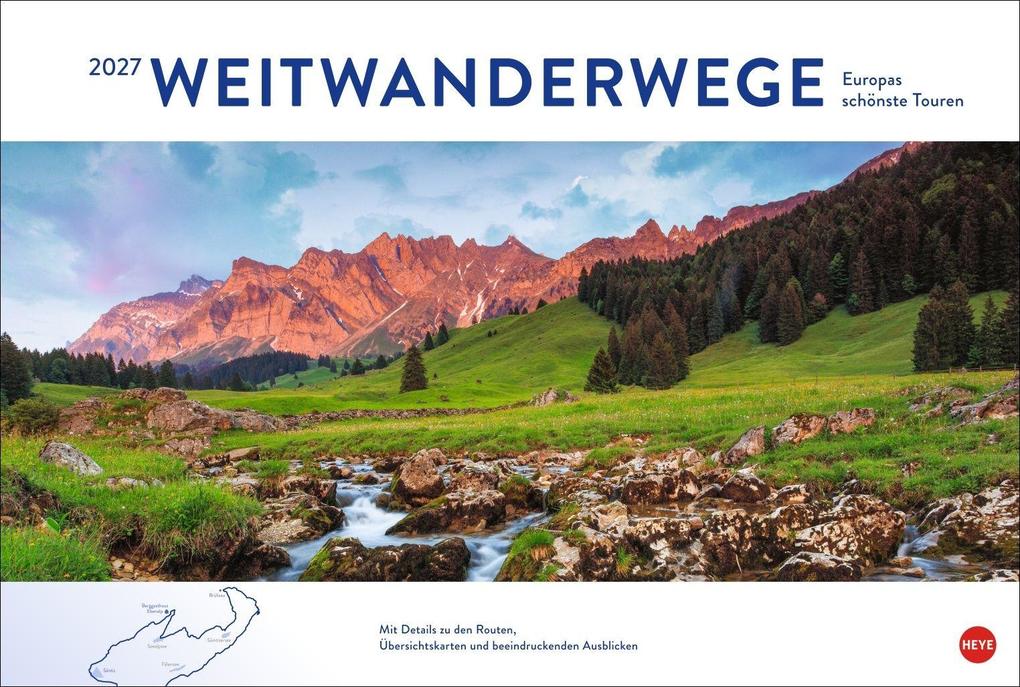 Weitwanderwege Edition Kalender 2027