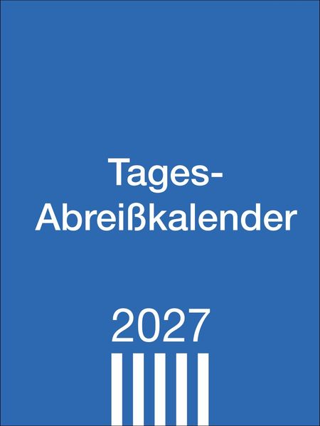 Tagesabreißkalender klein 2027