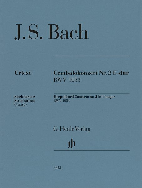 Johann Sebastian Bach - Cembalokonzert Nr. 2 E-dur BWV 1053