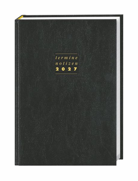 Terminer A6 Leder schwarz 2027