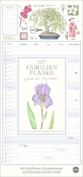 Judith Glover: Familienplaner 2027