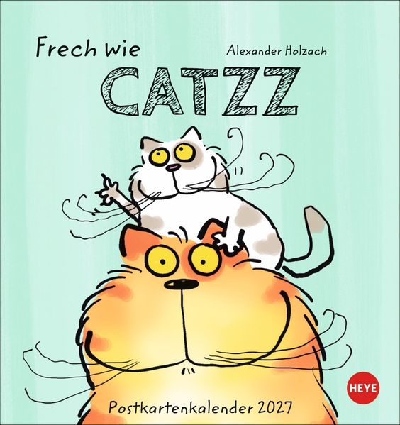 Catzz Postkartenkalender 2027