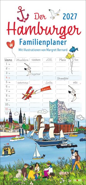 Der Hamburger Familienplaner 2027 - Margret Bernard