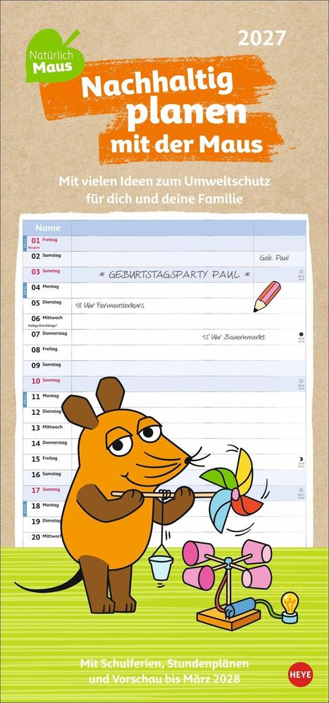 Nachhaltig Planen mit der Maus 2027