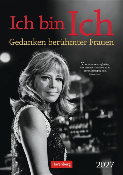 Ich bin Ich Wochen-Kulturkalender 2027 - Gedanken berühmter Frauen