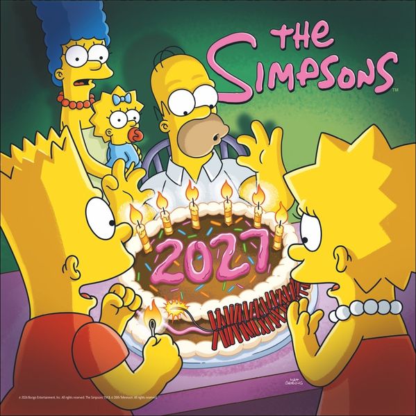 The Simpsons Broschurkalender 2027