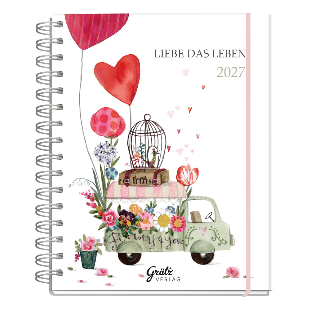 Taschenkalender Liebe das Leben 2027