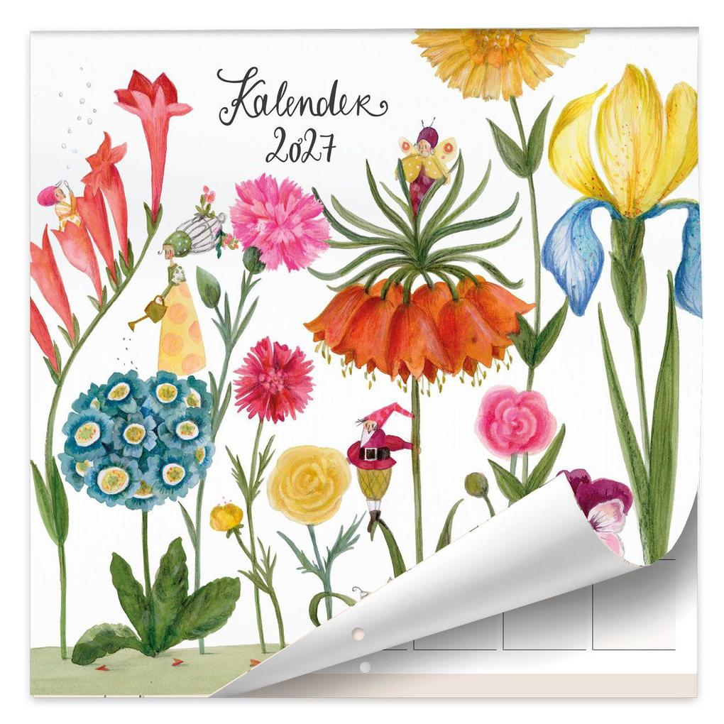 Broschürenkalender Blumen 2027