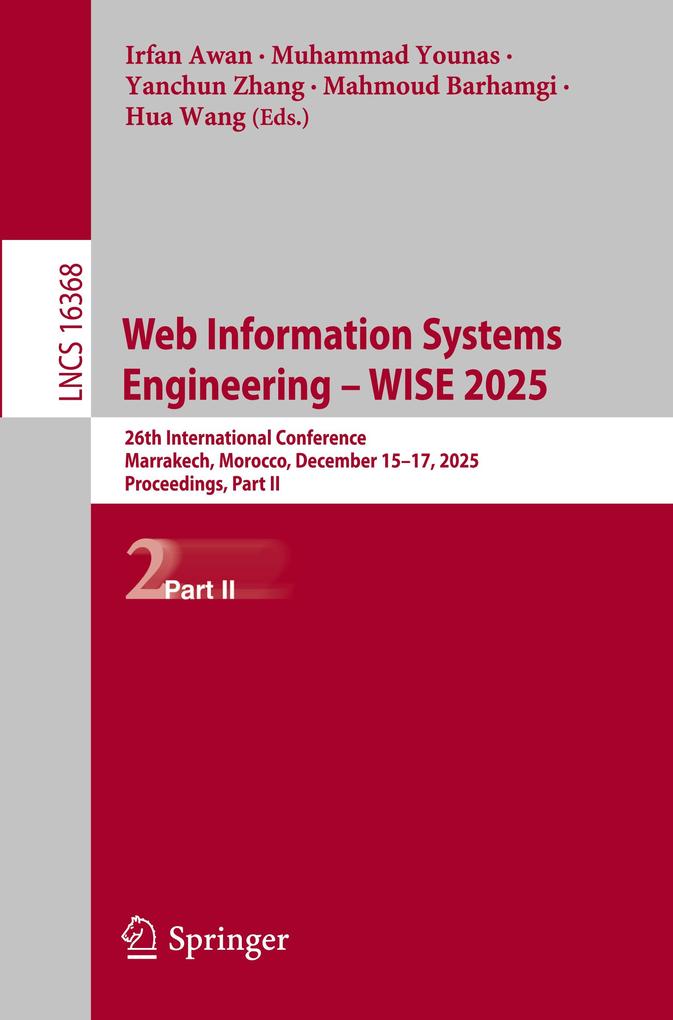 Web Information Systems Engineering - WISE 2025