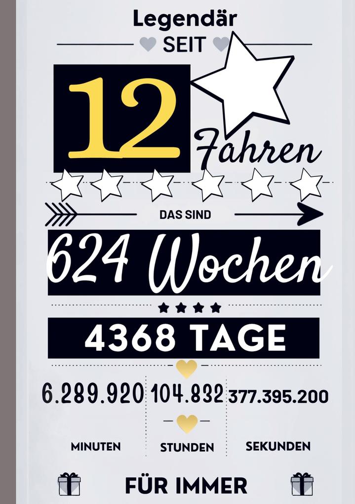 Notizbuch für Jungen 12 Jahre- Geburtstagsgeschenk für 12 jährige Jungen