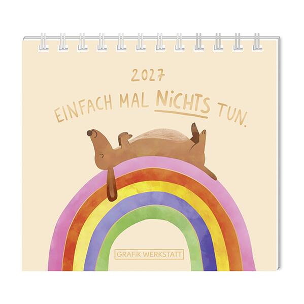 Mini-Kalender 2027 Einfach mal nichts tun.